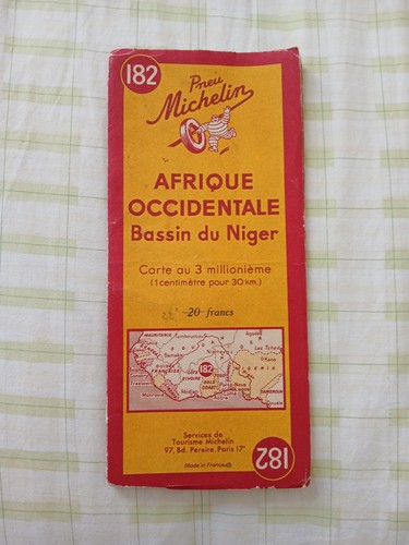 Carte ancienne 1941 michelin - carte,
