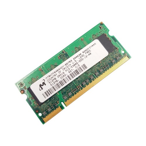 Barrette mémoire 512mo ram - barrette,