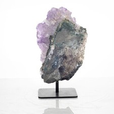 Améthyste druse brute sur