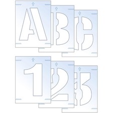 Trousse De Pochoirs À Lettres