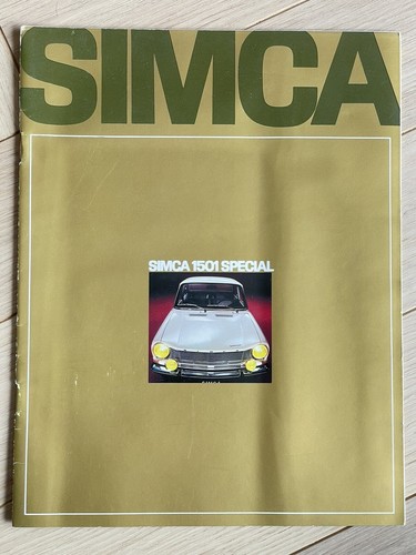 Ancienne brochure simca 1501 - ancienne,