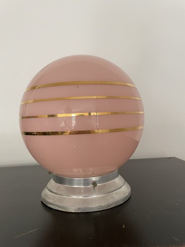 Lustre opaline globe - globe, vintage