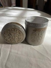 Ancienne boite de minéraline du docteur C.Baud en alu (à talc) vintage   