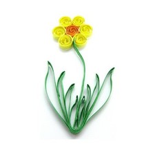 1 FLEUR en papier Quilling