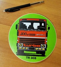 Autocollant RENAULT BERLIET TR305 CAMION TRUCK VINTAGE turbo TR 305 sticker 80’s
