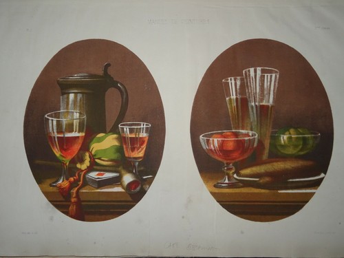 Grande litho couleur ornement - grande,