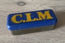 Petite boîte en tôle lithographiée Compagnie Lilloise des moteurs (Peugeot) CLM