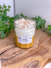 Bougie chantilly 48H - Création Artisanale - Contenant Recyclé