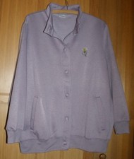 VESTE FEMME Marque DAMART Taille 46 / 48 Couleur mauve manches longues