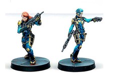 INFINITY DEFIANCE Nouveaux 2 KAPPA femelles Kappa O-12 Starmada Corvus Belli ...