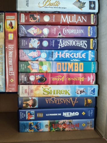 Vhs lot à l - lot, l'unité