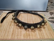 Ancien Collier cuir avec 10 grelots  Pour Cheval 🐎 A Saisir 