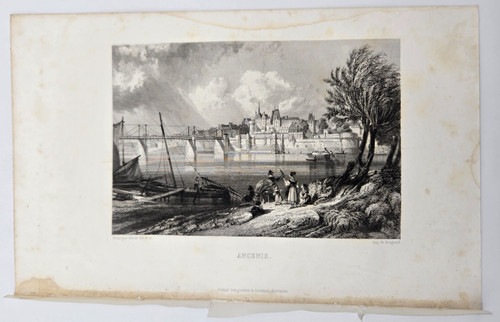 Gravure 1844 loire - 1844,