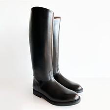 BOTTES DE GENDARMERIE POLICE FRANÇAISE XL VEAU EU43 US9 UK8,5 FETISH BLUF MISTER B
