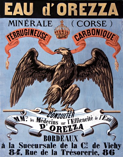 Poster affiche eau orezza - poster,