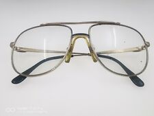 VINTAGE RARE ORIGINAL Lunettes de soleil LACOSTE 101 135 mm C022 L132 Plaqué Or