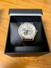 Citizen Collection NP1010-01A Ouvert Coeur Argent Blanc Rond Automatique Montre