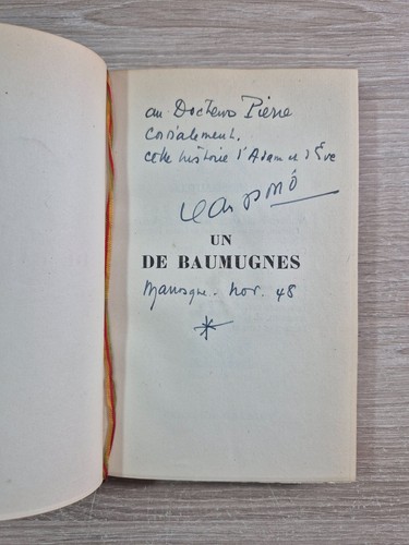 Baumugnes dédicacé - baumugnes,