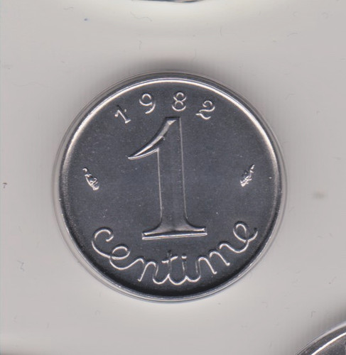 Centime 1982 épi fdc - bu,