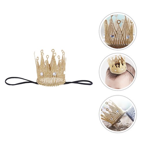 Bandeau couronne bébé - de, 1pc