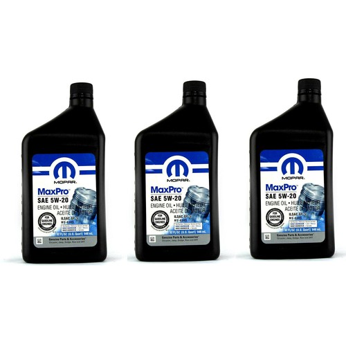 Huile moteur mopar 5w20 - huile,