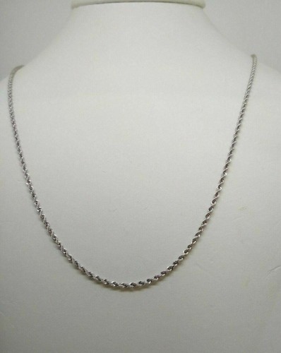 Collier blanc 18k - blanc, jersey