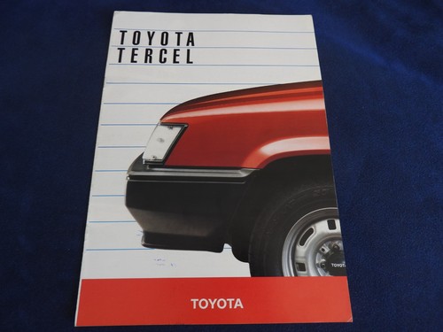 Catalogue toyota tercel 1984 - catalogue,