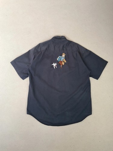 Chemise tintin brode embroided - tintin,