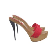 Mules Hautes Avec Talon