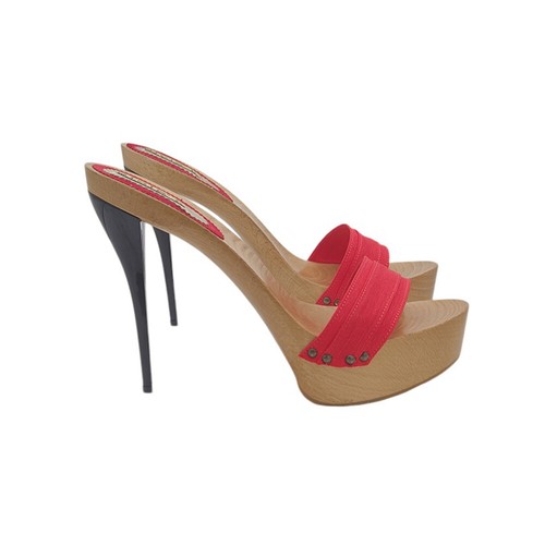 Mules hautes avec talon - hautes,