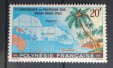 TIMBRE POLYNÉSIE FRANÇAISE  1962 N° 17 NEUF*
