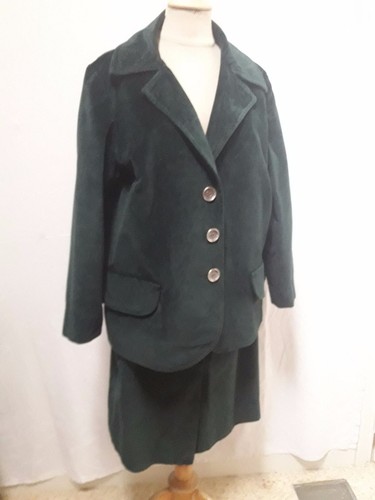 Tailleur velours vert - tailleur,