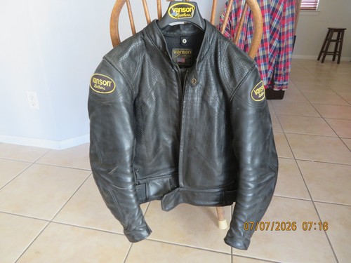 Vanson leather motorcycle - leather,