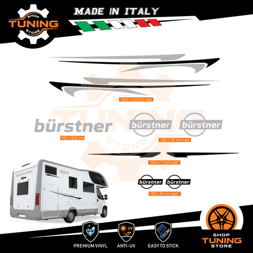 Autocollants camper kit - autocollants,
