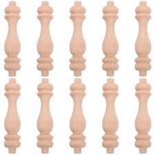 10 Pcs En Bois Massif