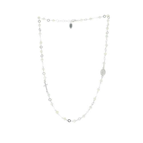 Collier noir argent avec - collier,