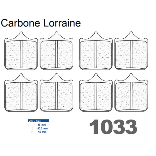 Plaquettes racing carbone - plaquettes,