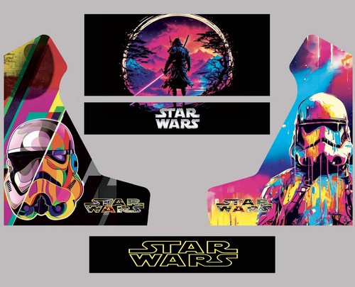 Stickers bartop star wars - star,