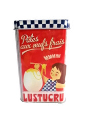 Boite publicitaire en tôle