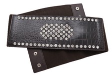 Femme Marron Foncé Simili