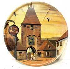 Ancien sous Verres Bocks Ornamine Publicitaire Biére Mutzig PLV Bar