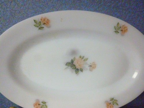 Plat service ovale arcopal - plat, de