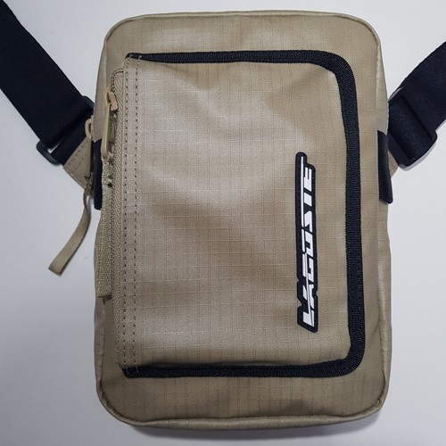 Sacoche beige lacoste - beige,