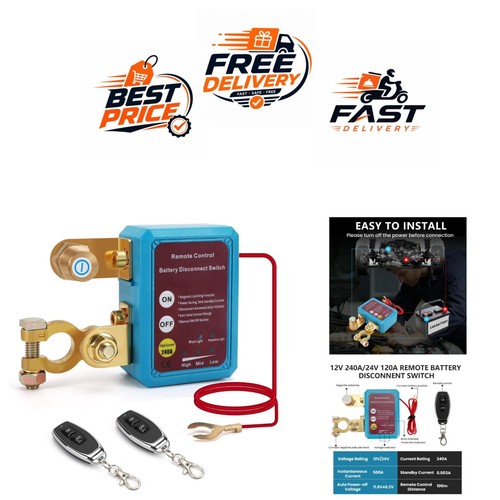 Coupe circuit batterie - coupe-circuit, 12v