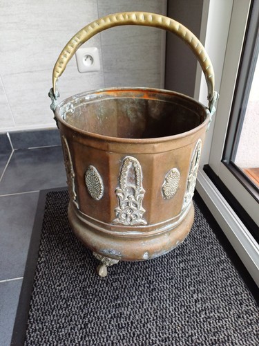 Cache pot saut cuivre - en,
