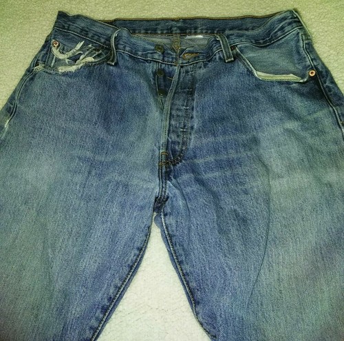 Levis 501 jeans - , (stressed)