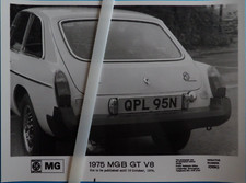 Photo Presse MGB GT V8  an27