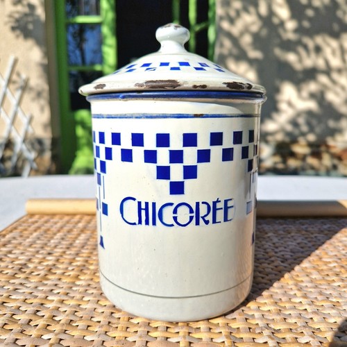 Ancien pot épices - épices, tôle