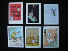 Lot Cartes Postales HERGE TINTIN 11