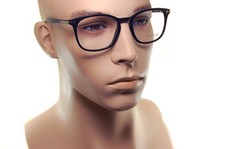 Tom Ford Homme Lunettes TF5505 001 52mm Grand Doux Carré Cadres Brillant Noir